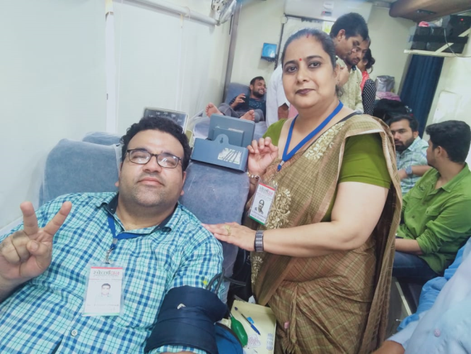 Health and Blood Donation Camp